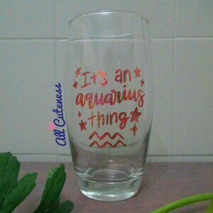 Aquarius Cooler Glass